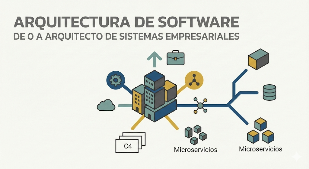 Arquitectura de Software: De 0 a Arquitecto de Sistemas Empresariales
