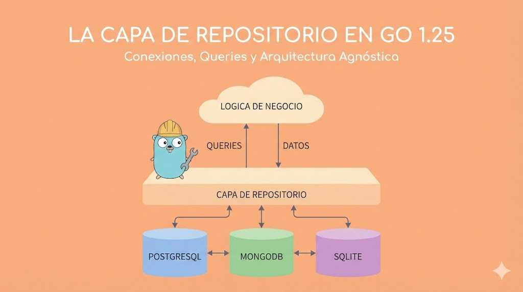 La Capa de Repositorio en Go: Conexiones, Queries y Arquitectura Agnóstica