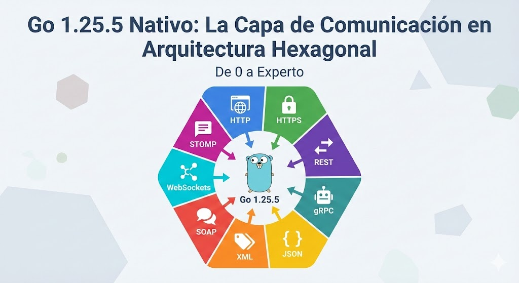 Go 1.25.5 Nativo: La Capa de Comunicación en Arquitectura Hexagonal - De 0 a Experto