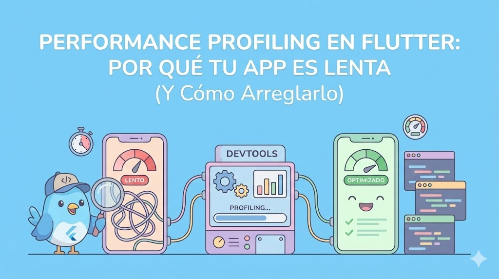 Performance Profiling en Flutter: Por Qué Tu App Es Lenta (Y Cómo Arreglarlo)